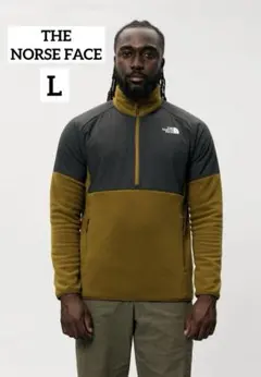 ✨極美品 ノースフェイス フリースジャケット ハーフジップ グレイシャーウェイト