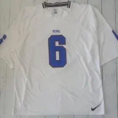 NIKE DRI-FIT ゲームシャツ風 ナンバリング XXL 白 ROYAL6