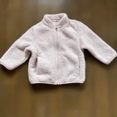 UNIQLO フリースジャケット 80サイズ　薄ピンク