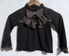 axes femme kids　茶系のカットソー　110（S）