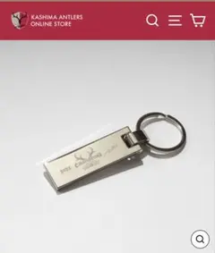 新品未開封】鹿島アントラーズ優勝記念スクエアチャームキーホルダー