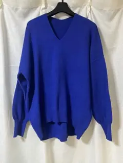 hunch【静電気防止】やわもち ヤーン ドロップショルダー オーバーニット