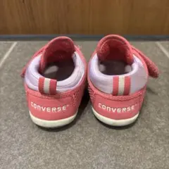 CONVERSE ピンク ベビーシューズ メッシュ　14センチ