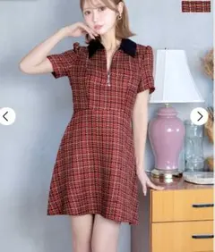 dazzy ツイード　キャバドレスのサムネイル