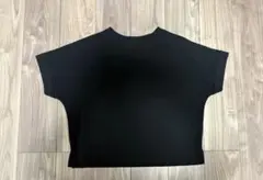 ＊美品＊coca エンボスコンパクトトップス Mサイズ ブラック