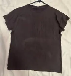 【訳あり特価】ダークブラウン 半袖ニット 薄手 春 シンプル