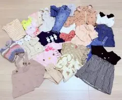 ベビー服まとめ90サイズ23点　プティマイン多数 春〜秋