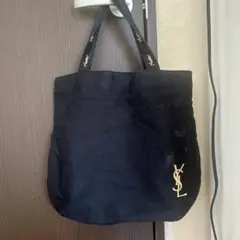 YSL ブラック トートバッグ キャンバス