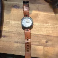 DIESEL THE BRAVE 本革ベルト 腕時計