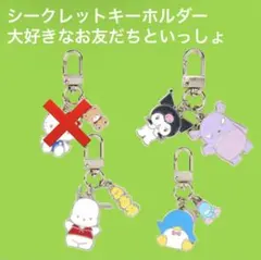 サンリオ シークレットキーホルダー トモダチ　キティ　クロミ　サム　ポチャッコ