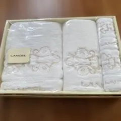 【新品】LANCEL ランセル 高級タオルセット バスタオル バスマットのサムネイル