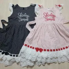 Shirley Temple 水玉ワンピース 110サイズ　まとめ売り　姉妹