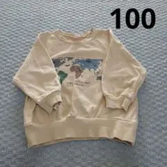 petit main 薄手トレーナー 100cm