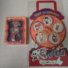 Why So Serious ラブブ マグネットバッジ＋ステッカーセット