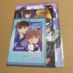 名探偵コナン クリアファイルセット ブルー 3点