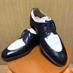 sergio rossi セルジオロッシ コンビレザーキルト付シューズ 81/2 