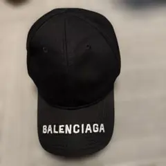 専用！BALENCIAGA バレンシアガ ツバロゴキャップ つば刺繍 ブラック
