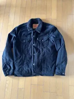 Levi's リーバイス ボア ジャケット コーデュロイ ブラック Ｌ