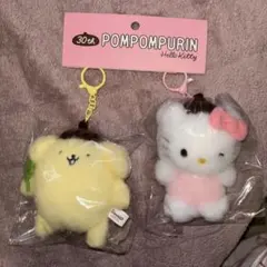 【新品】台湾限定 桃園空港 ハローキティ ポムポムプリン 2点セット 新品】サンリオ 台湾限定 桃園空港 ハローキティ ポムポムプリン 2点