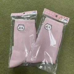 ちいかわ ハチワレ 刺繍クルーソックス 靴下 22-24cm 2足 新品未開封