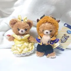 ユニベア 美女と野獣 ぬいぐるみバッジ