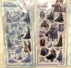 海外限定　Frozen エルサ　アナ ボンボンドロップシール　アナ雪　ディズニー