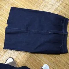 デニム タイトスカート 膝丈のサムネイル