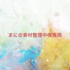 まに＠素材整理中様確認専用ページ【取り置き中　5月5日迄】