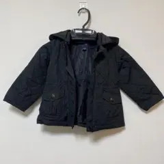 babyGap ブラック キルティングジャケット95cm