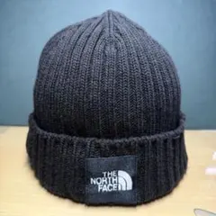値下げ【North Face ニットキャップ／ビーニー 】フリーサイズ黒／綺麗‼️