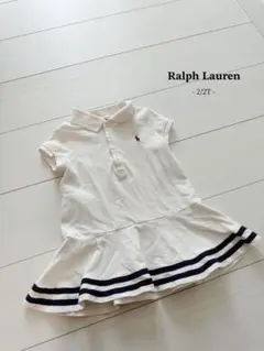 Ralph Lauren 2T ワンピース ベビー服 ホワイト
