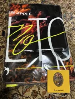 Mrs. GREEN APPLE バベルの塔 タオル　ブドウジュースのステッカー