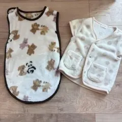 西松屋　ベビー　フリーススリーパー