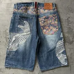 KARAKURI TAMASHII 絡繰魂 和柄龍虎刺繍デニムパンツ W38 - メルカリ