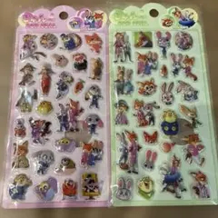 ボンボンドロップシール2枚セット3Dぷくぷく