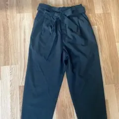 ローリーズファーム　ウール素材パンツ　黒