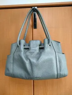FURLA フルラ レザートートバッグ カルメン アイリッシュグレー 保存袋 