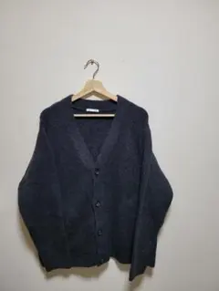 <超美品>GU ダークグレー カーディガン Mサイズ