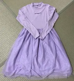 GU ガール　チュールドッキングワンピース