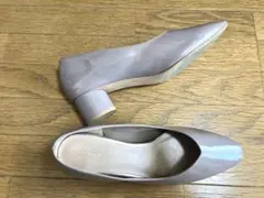 RANDA ランダ パープル グレー グレージュ ポインテッドトゥ パンプス