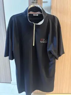 FILA GOLF ハーフジップ ポロシャツ ネイビー 3Lのサムネイル