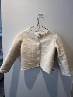 プチバトー　 ハート模様 カーディガン