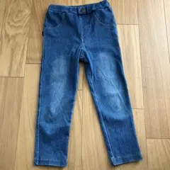 デニムブルー スリムフィットパンツ