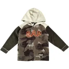 GAP キッズ フリースジャケット 110cm 迷彩 子ども用 ジュニア