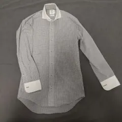 BRICK HOUSE 東京シャツ 長袖シャツ 紺白チェックS-80