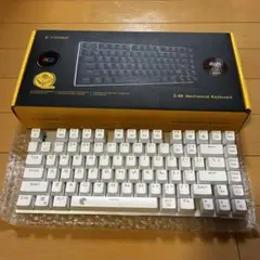 E-YOOSO Z-88 メカニカルキーボード ホワイト 本体のサムネイル
