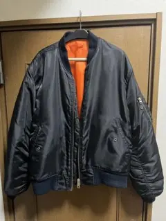 ALPHA ブラック MA-1 フライトジャケット