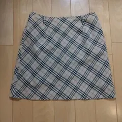 Burberrys ブルーレーベル チェック柄ミニスカート 38