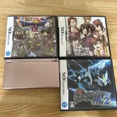 ニンテンドーDSlite ポケットモンスターブラック2含むソフト3本セット