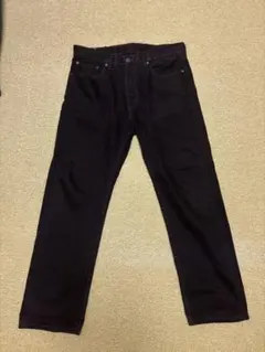 Levi’s 505 ブラックデニム 後染め W33のサムネイル